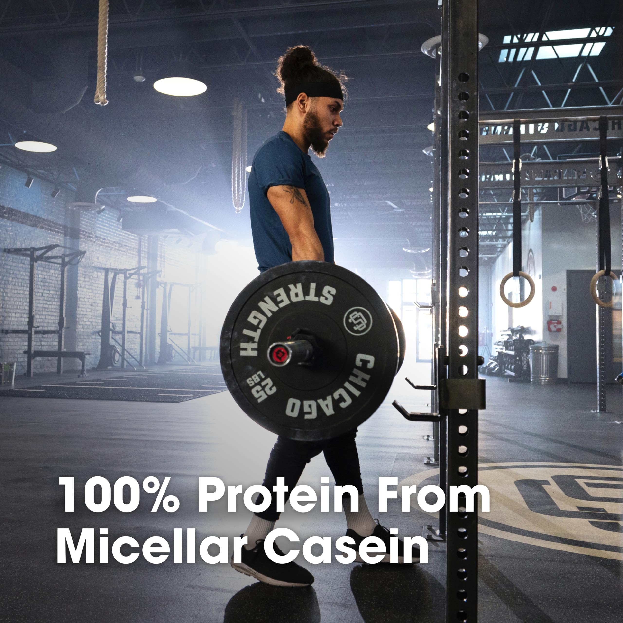 Optimum Nutrition envase abierto con precinto, seguridad y frescura visibles