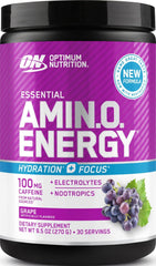 Optimum Nutrition envase frontal uva mostrando información clave y atractivo visual