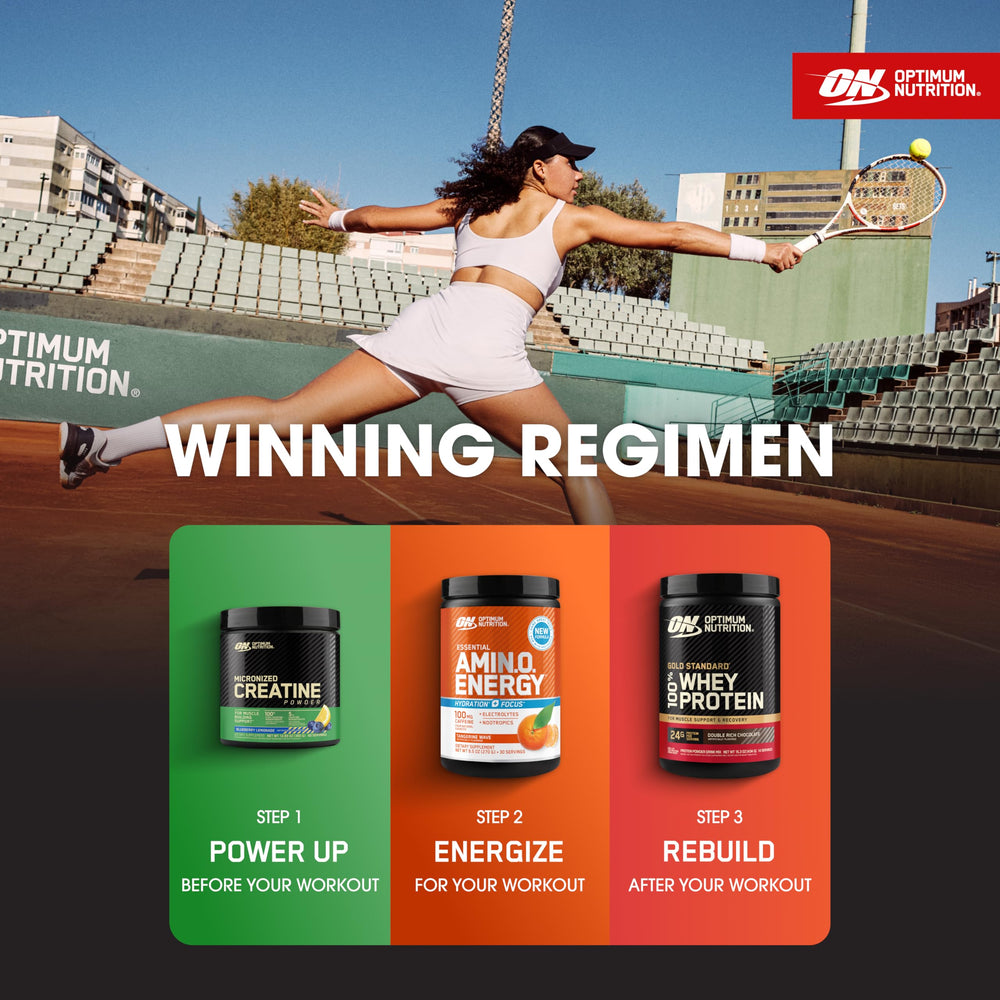 Optimum Nutrition bebida durante actividad al aire libre para reposición de sales
