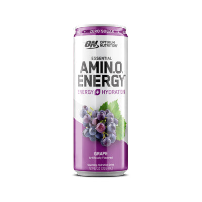 Optimum Nutrition cans chilling in fridge for quick grab-and-go energy