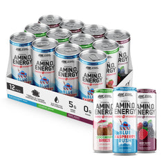 Optimum Nutrition lata frontal mostrando diseño y beneficio refrescante