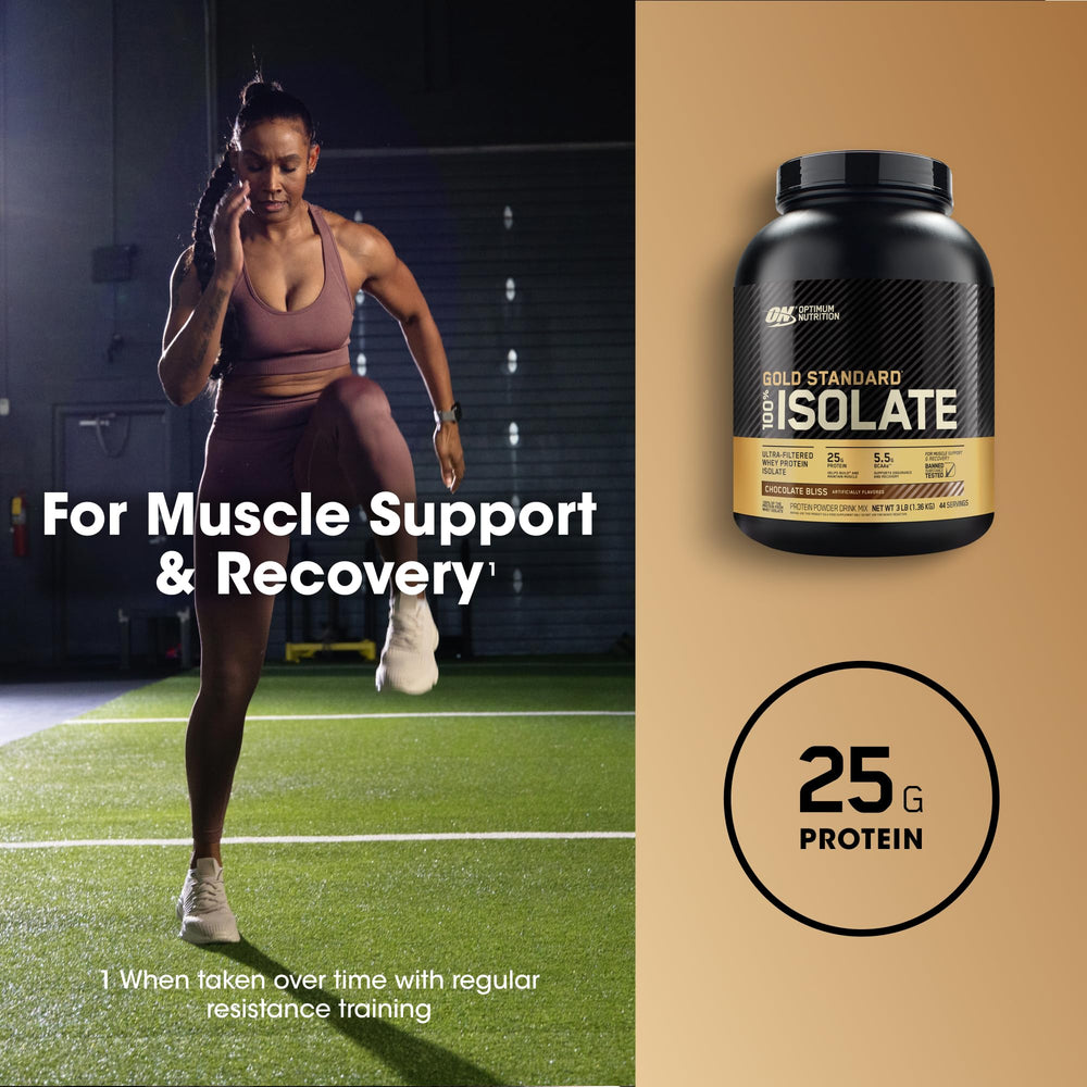 Optimum Nutrition cucharada del polvo mostrando porción práctica y dosificación