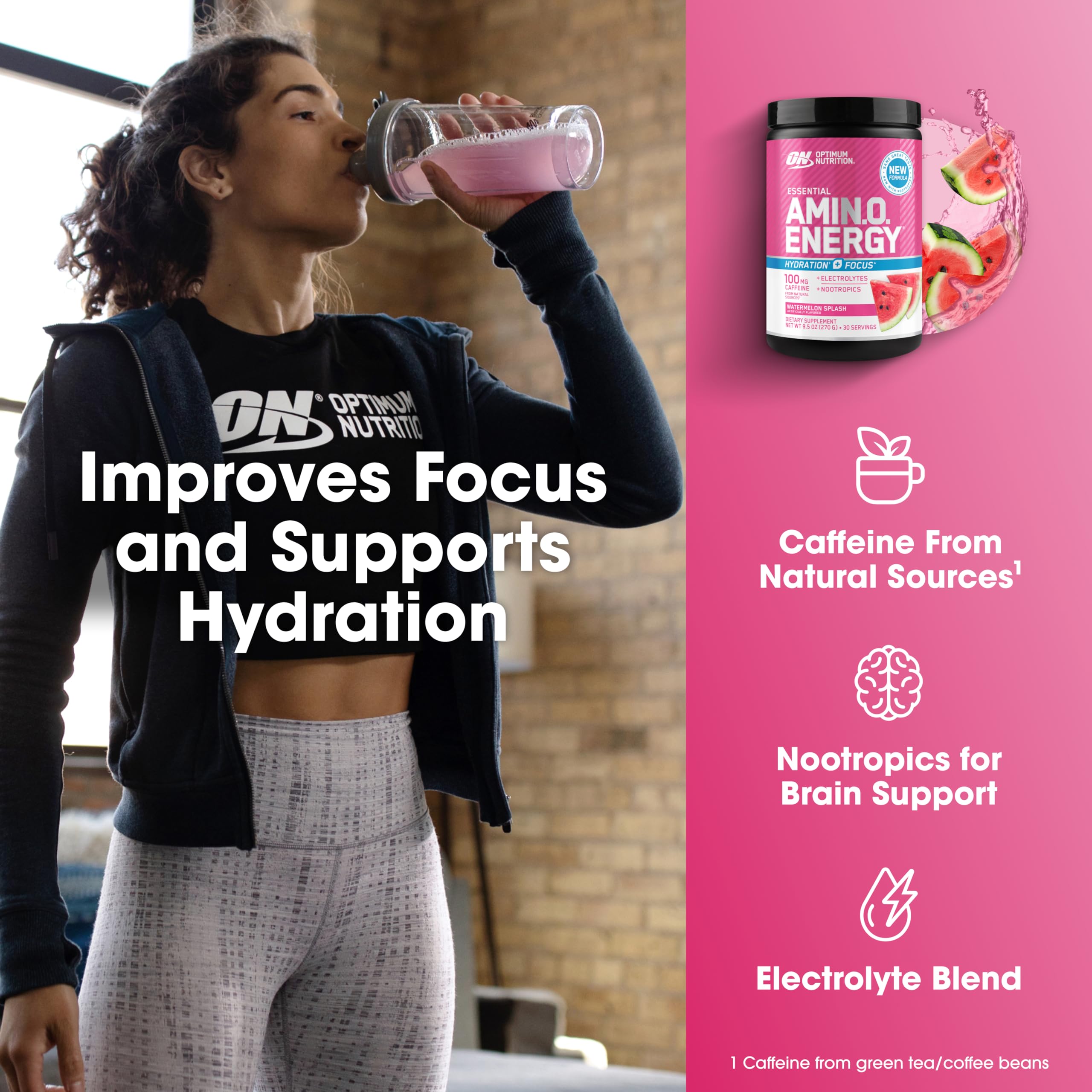 Optimum Nutrition cucharadita con porción precisa lista para preparar