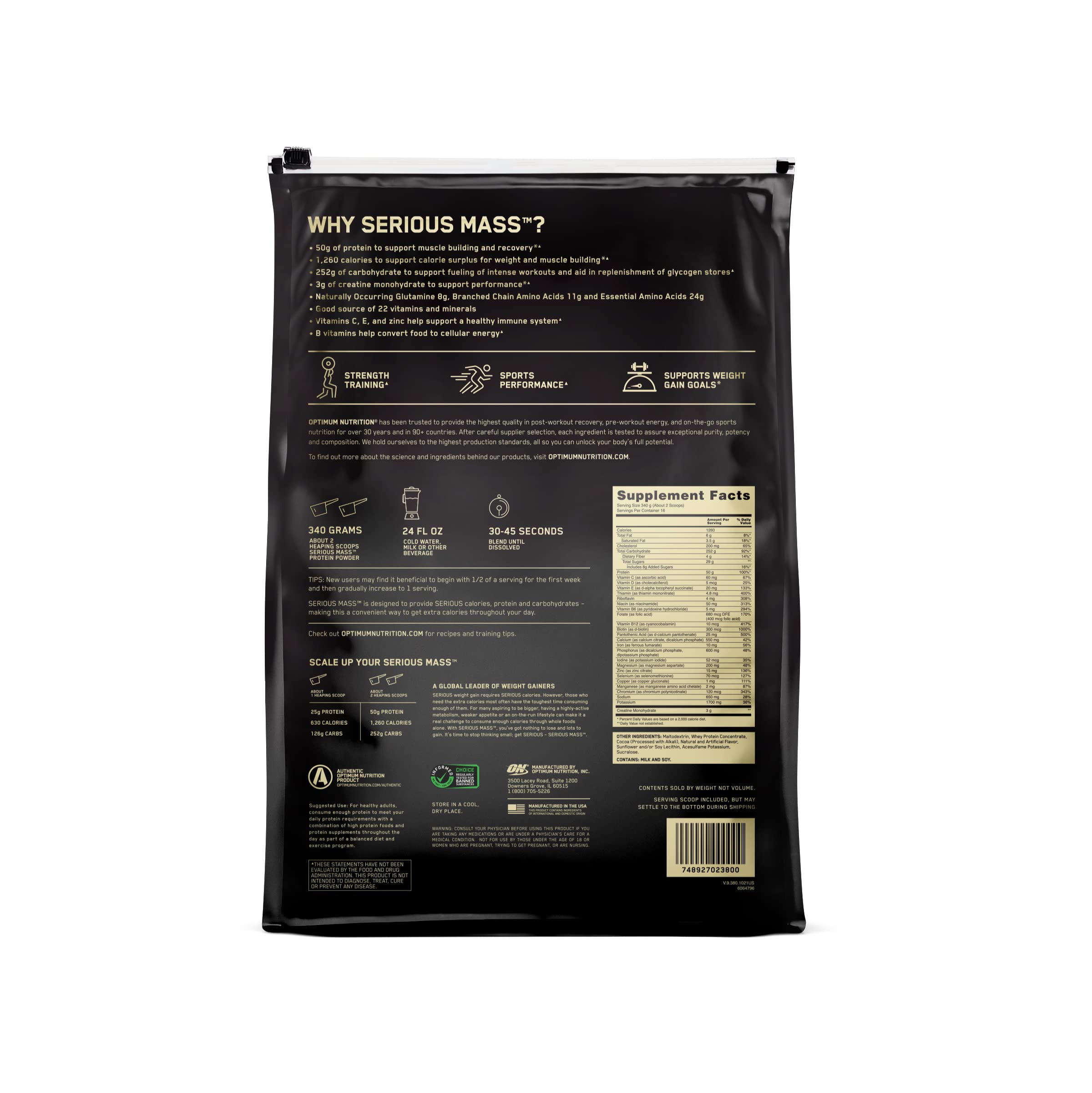 Optimum Nutrition batido en ambiente de gimnasio inspirando ganancia de masa