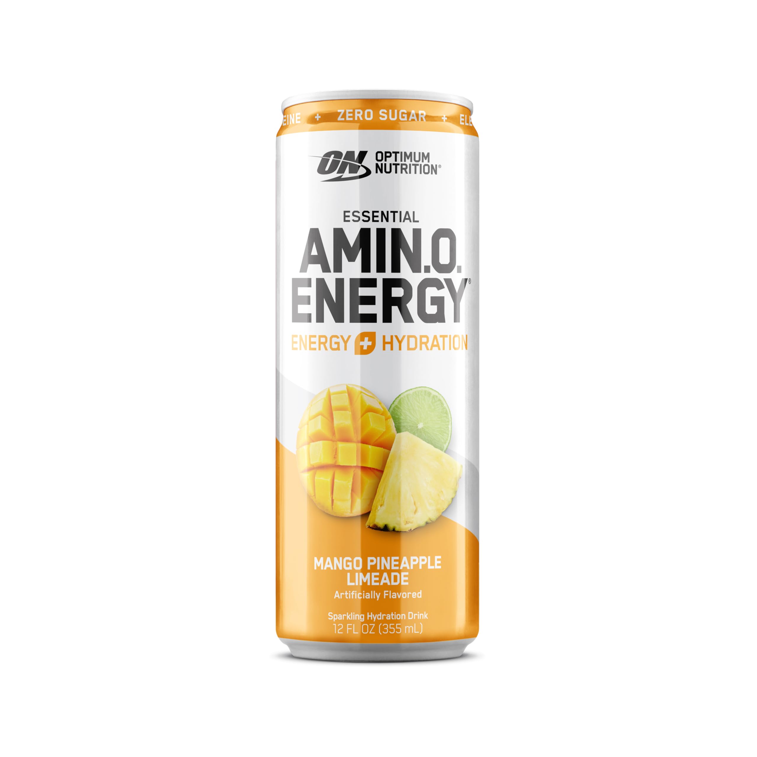 Vaso con Optimum Nutrition servido con hielo demostrando consumo frío