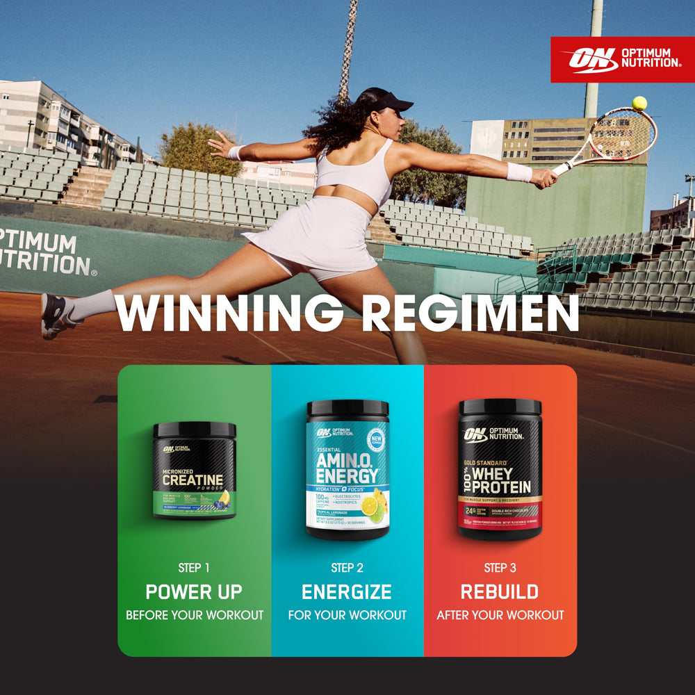 Optimum Nutrition etiqueta nutricional ampliada mostrando contenido clave