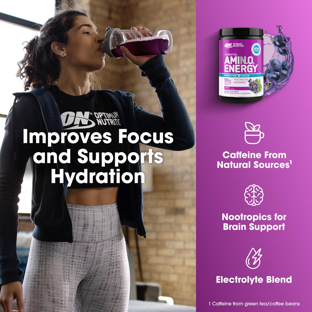 Optimum Nutrition medida de servicio para controlar aportes por porción