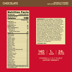 Optimum Nutrition textura del batido cercano que sugiere cremosidad y sabor