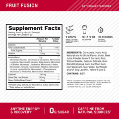 Optimum Nutrition polvo textura fina para mezclar rápidamente y absorber fácil