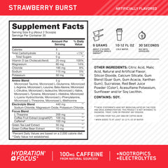 Optimum Nutrition polvo textura cercana que facilita mezcla rápida y disolución