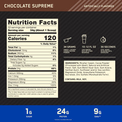 Optimum Nutrition polvo en cuchara mostrando textura fina y fácil disolución