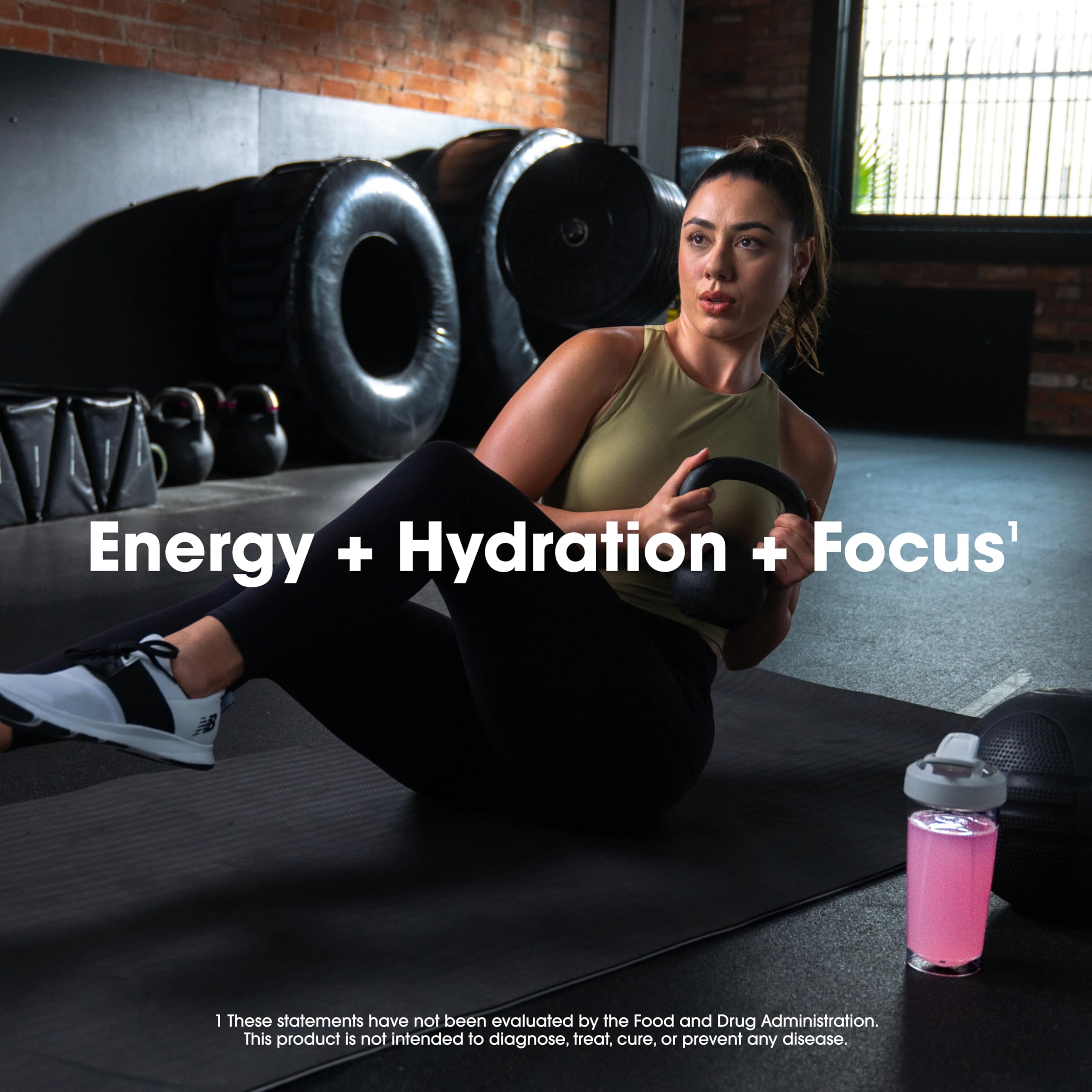 Optimum Nutrition bebida en escritorio para concentración en oficina