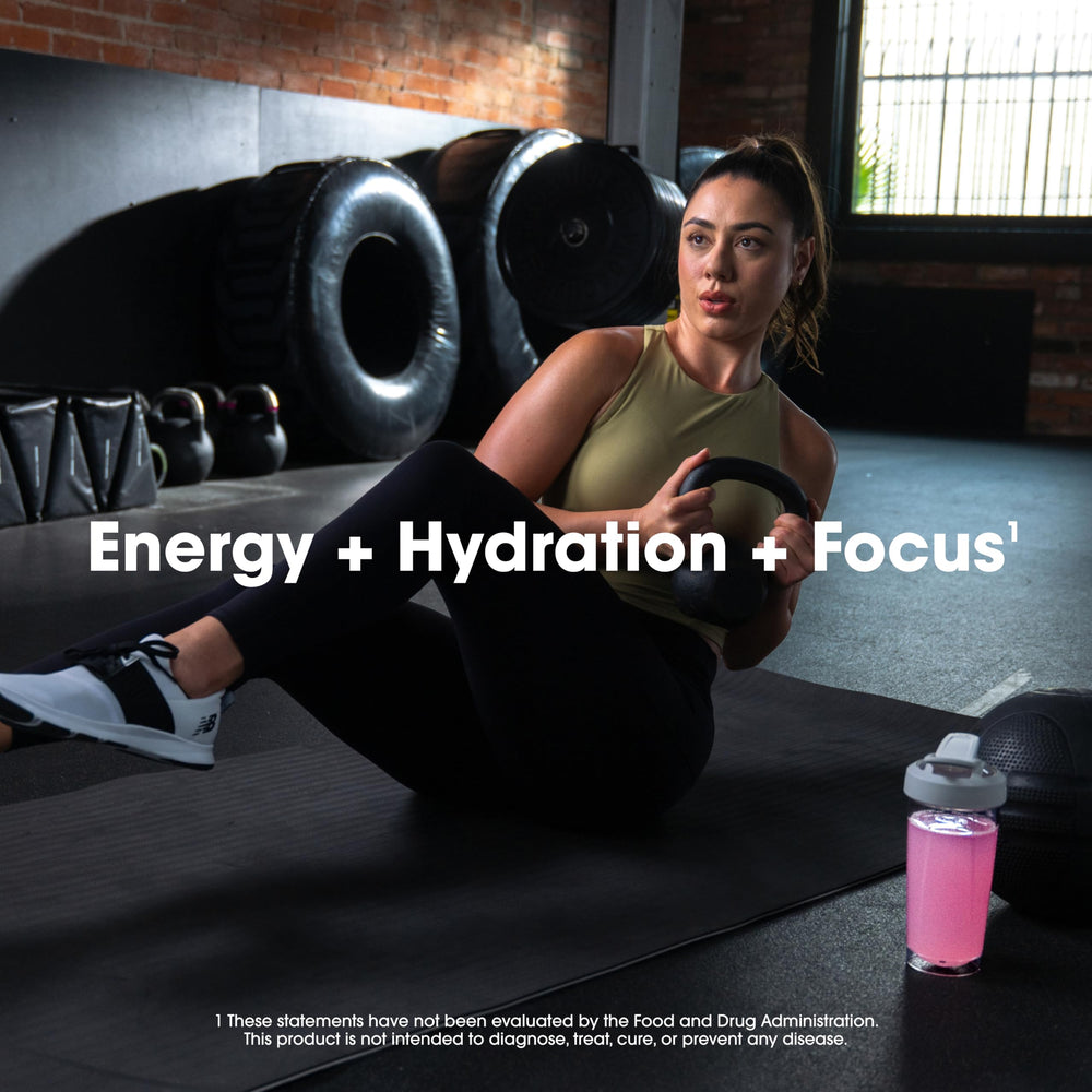 Optimum Nutrition bebida en escritorio para concentración en oficina