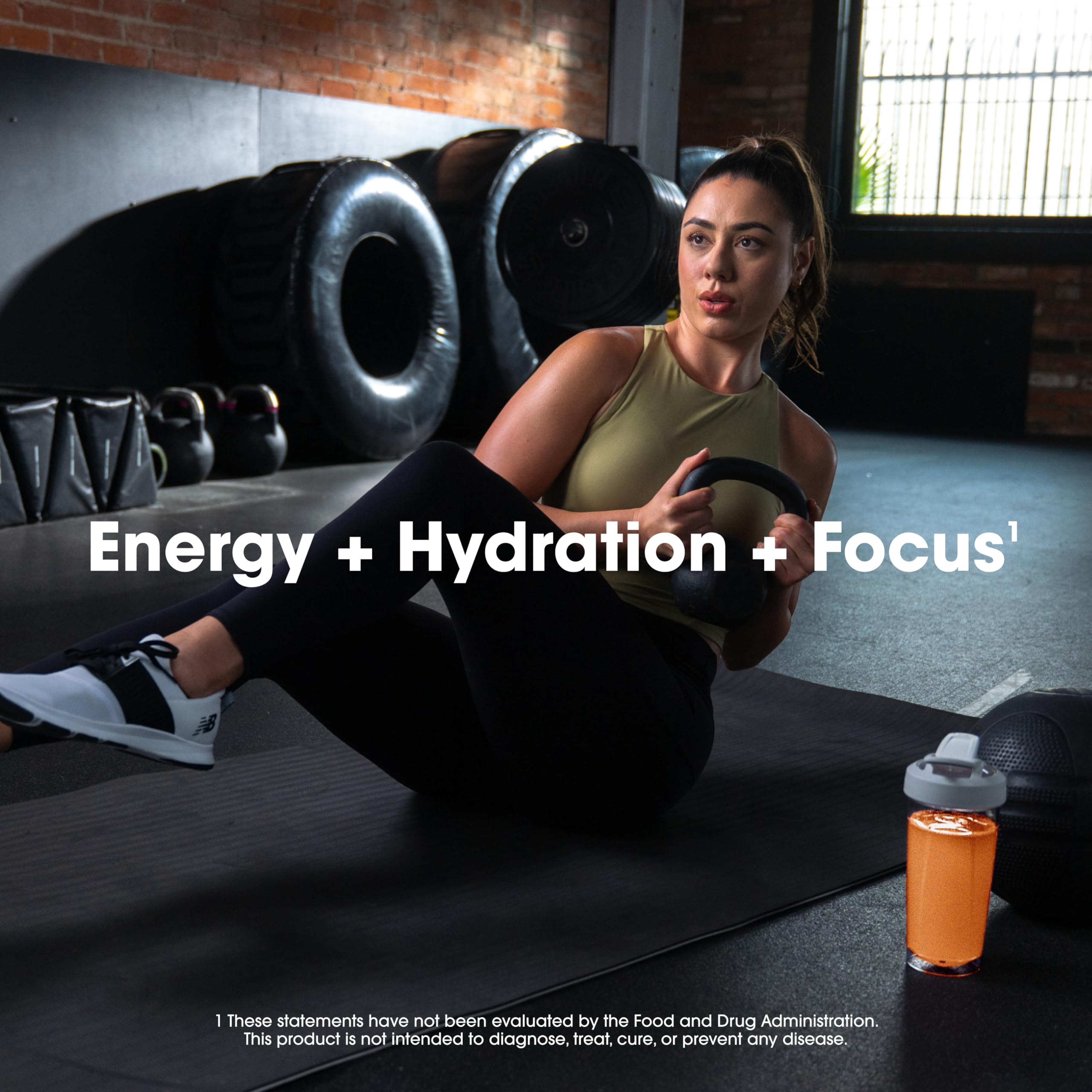 Optimum Nutrition uso en gimnasio antes de entrenar para mejor enfoque