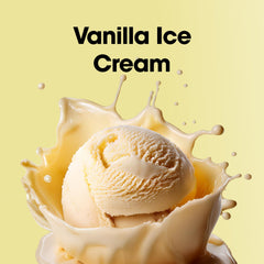 Optimum Nutrition Vanilla Ice Cream powder close-up showing creamy texture