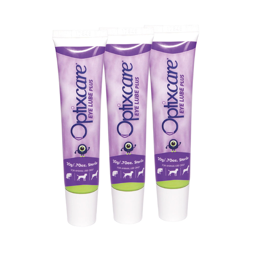 OptixCare tubo frontal 20g mostrando el envase y la etiqueta, marca clara y uso práctico