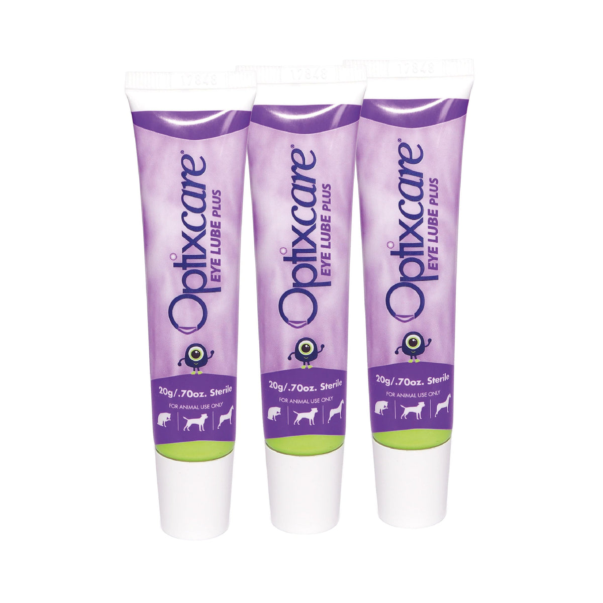 OptixCare tubo frontal 20g mostrando el envase y la etiqueta, marca clara y uso práctico
