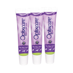 OptixCare tubo frontal 20g mostrando el envase y la etiqueta, marca clara y uso práctico