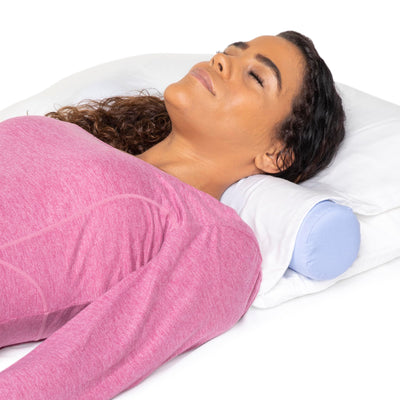 OPTP cervical roll close-up foam texture illustrating durable supportive foam