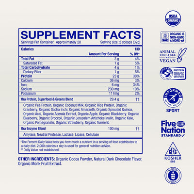Active person drinking Ora Organic shake after gym for muscle support