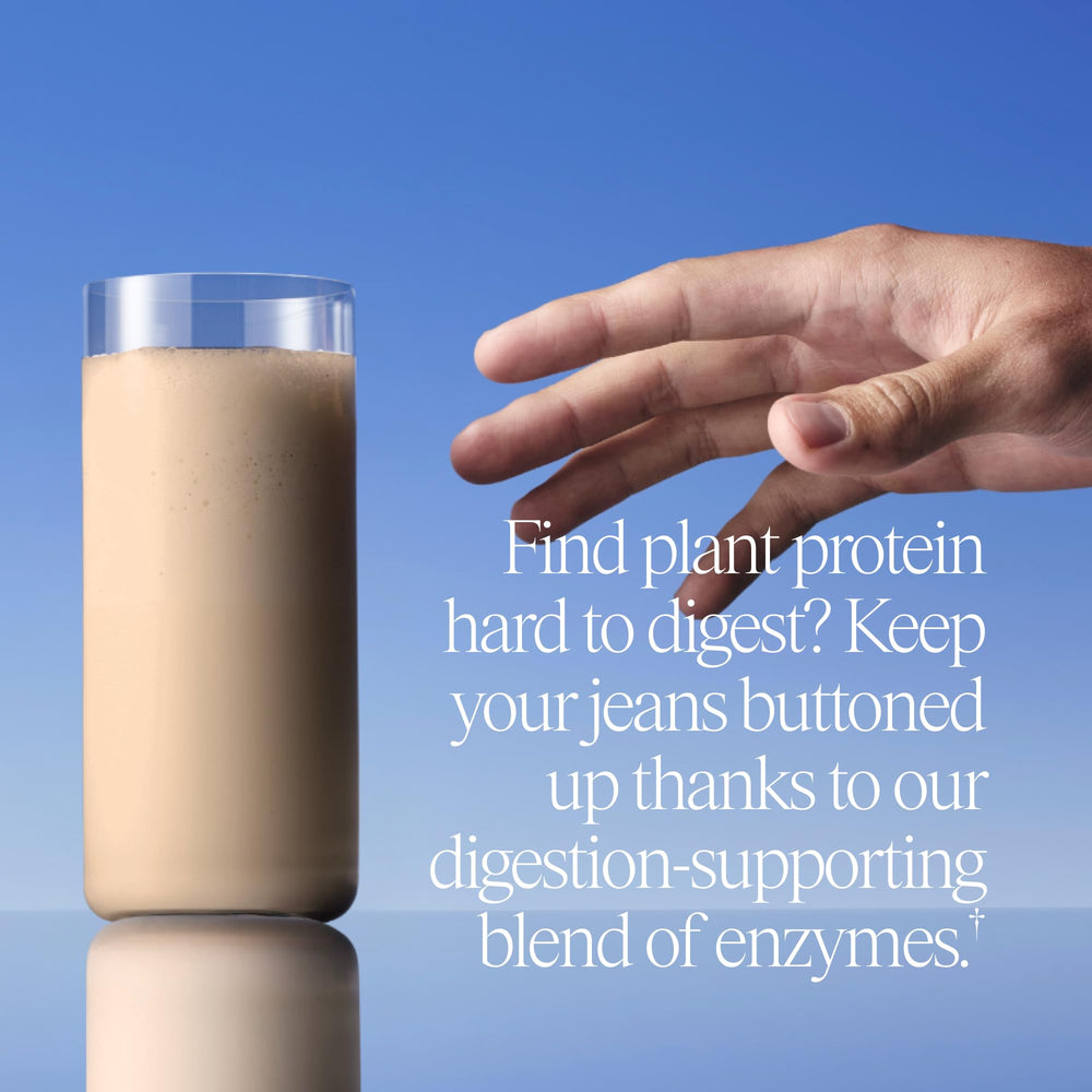 Close view of Ora Organic nutrition label detailing protein content