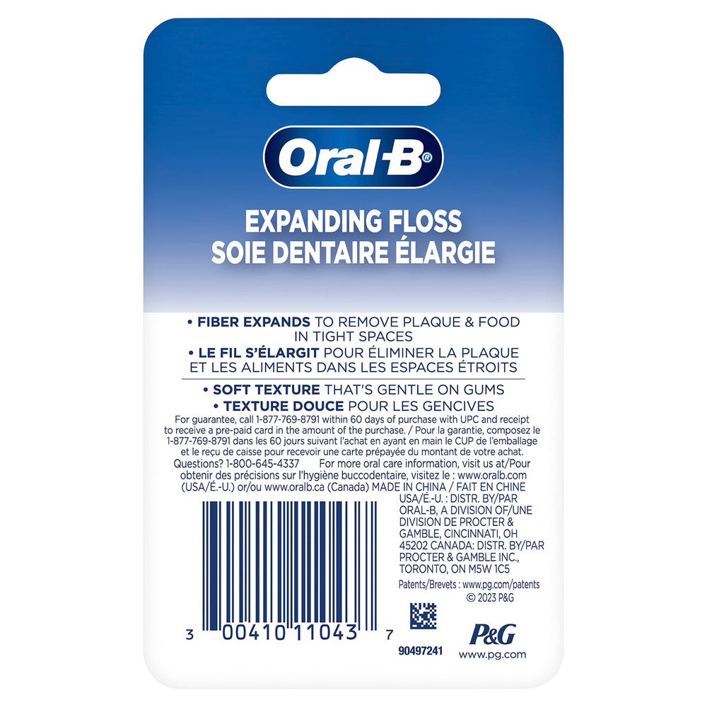 Oral-B seis paquetes alineados destacando el valor y el abastecimiento prolongado