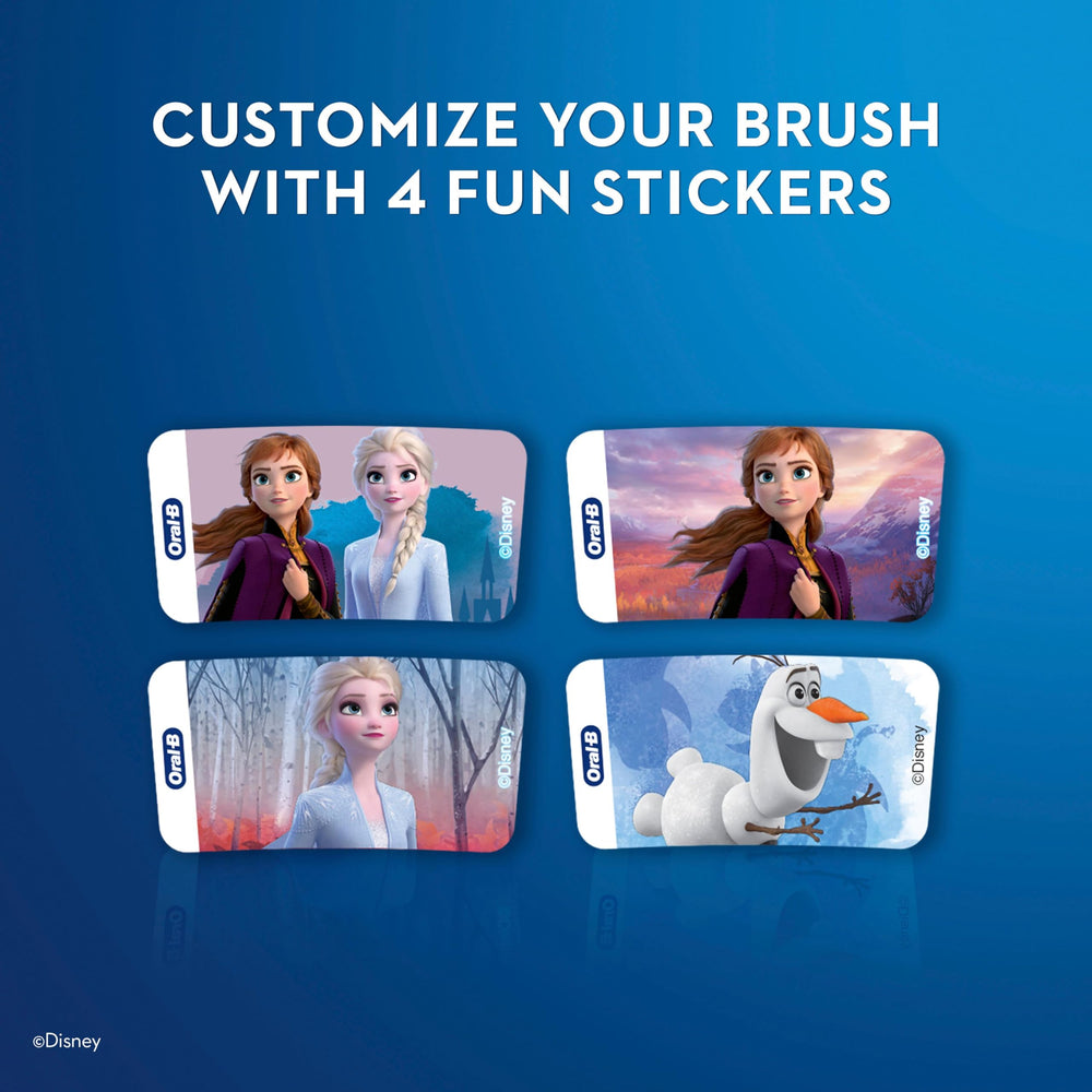 Oral-B caja abierta con contenido del paquete listo para usar