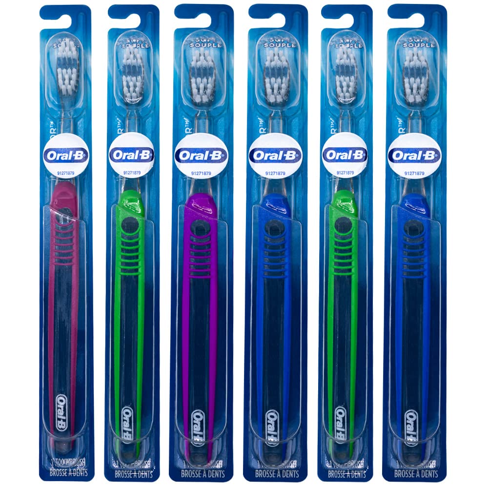 Oral-B frontal del pack de seis, conveniencia y ahorro