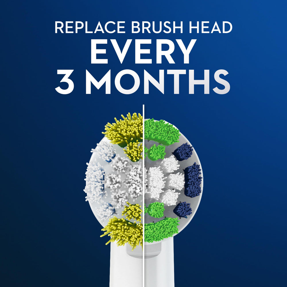 Oral-B detalle de filamentos angulados que alcanzan placa difícil