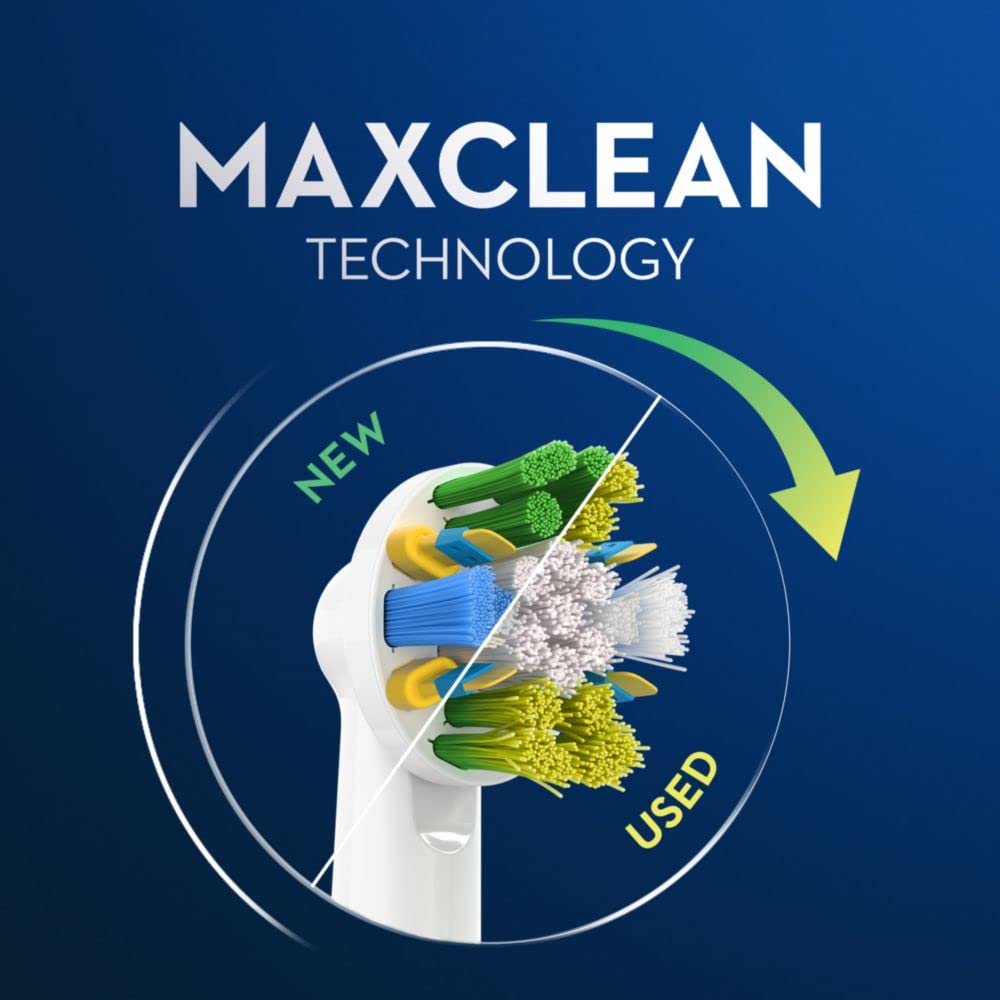 Oral-B cabezal colocado en un mango recargable compatible, fácil montaje y uso