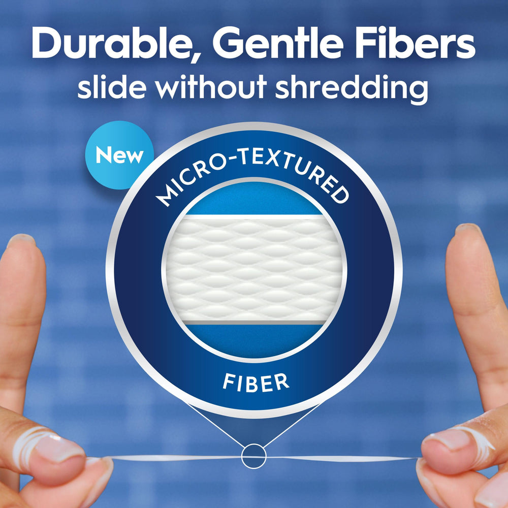 Oral-B textura micro-texturizada de la fibra para limpiar placa eficazmente