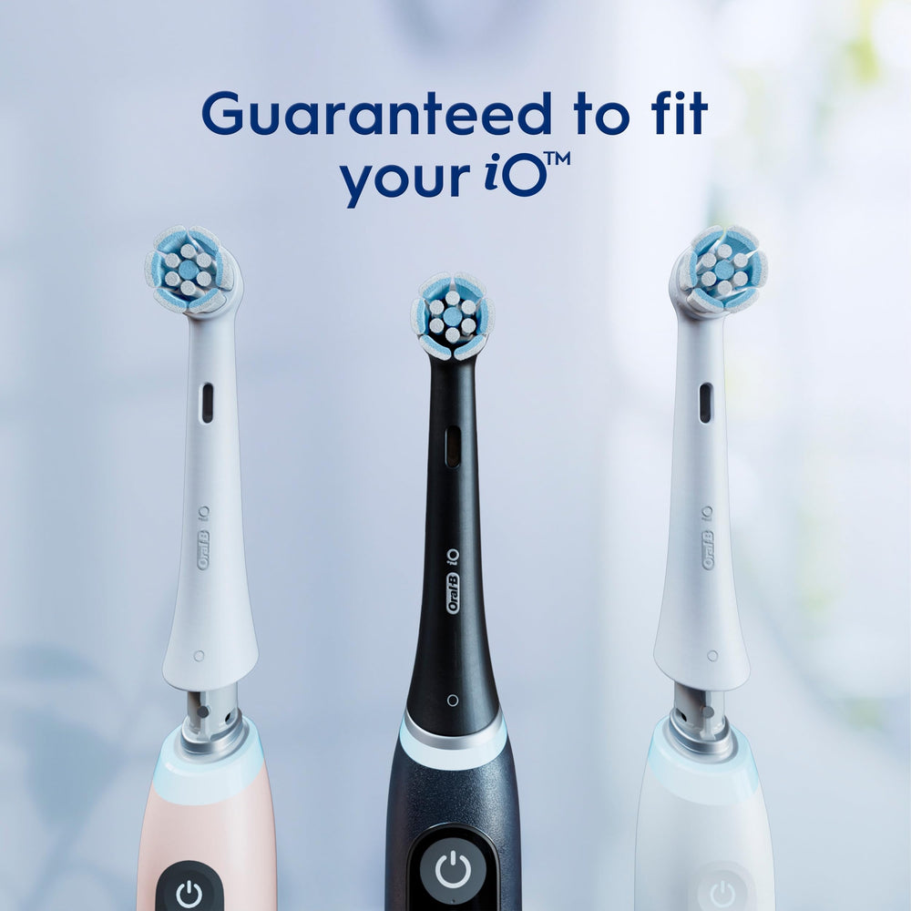 Oral-B iO cerdas con cambio de color indicando momento de reposición