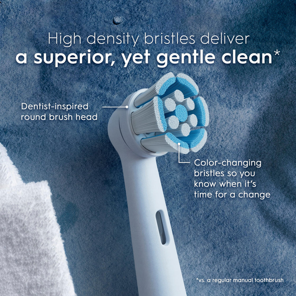 Oral-B iO detalle de cerdas extra suaves que protegen encías