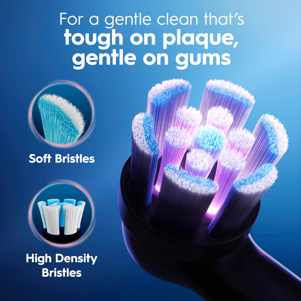 Oral-B sensor de presión mostrando alerta, protección de encías