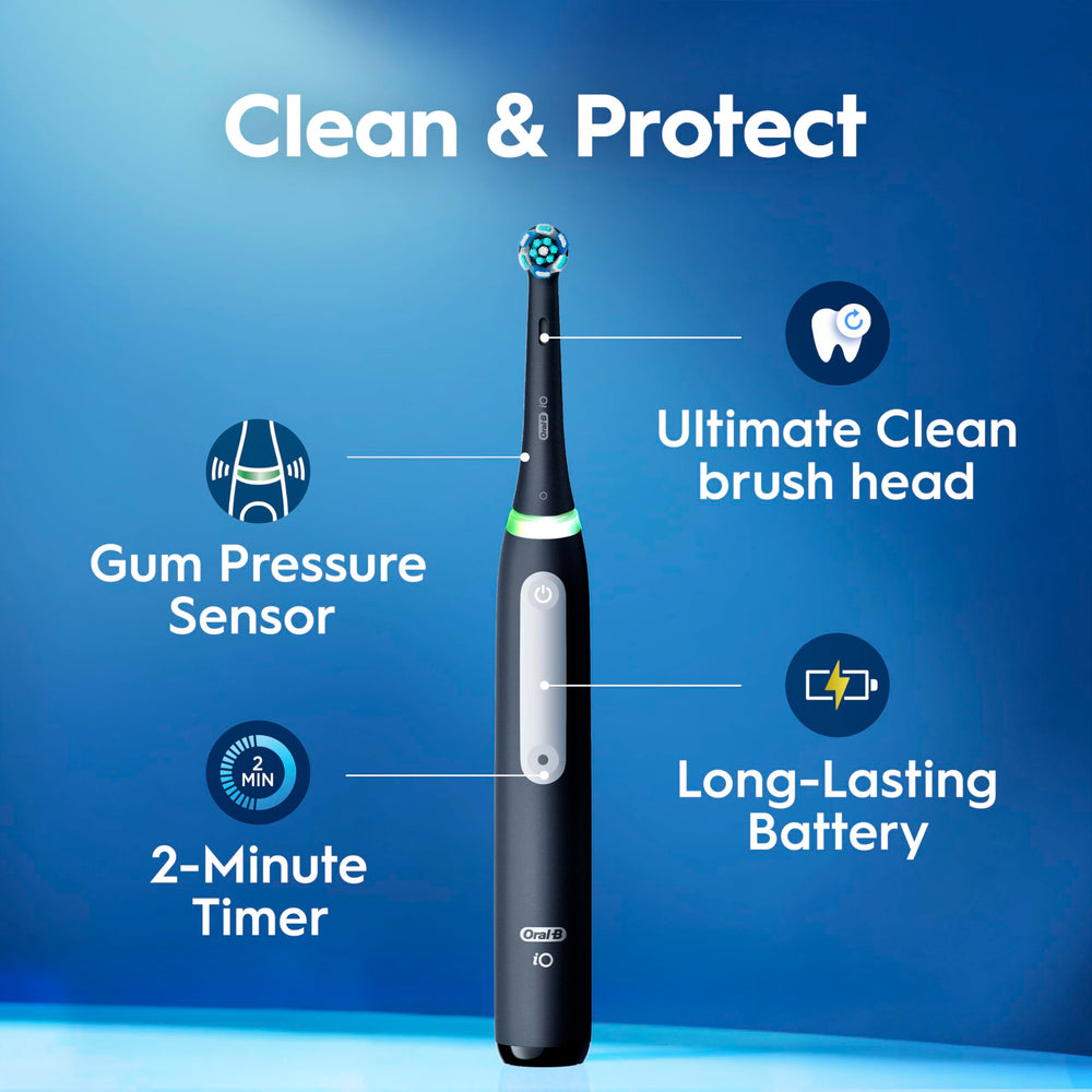 Oral-B iO3 detalle del mango con textura antideslizante para mejor control