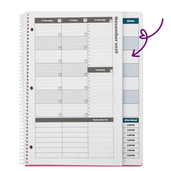 Order Out Of Chaos calendario mensual para planificar plazos y exámenes