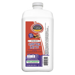Oregon Chai front jug showing product branding and size — convenient bulk supply