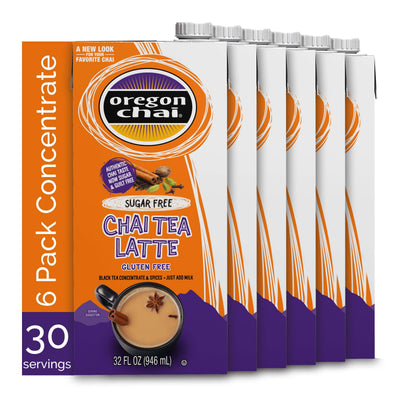 Oregon Chai front packaging showing bottle and label for quick identification and convenience