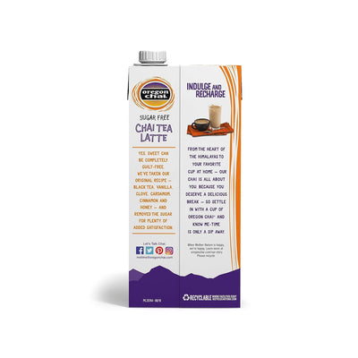 Oregon Chai warming on stovetop to illustrate hot latte preparation option