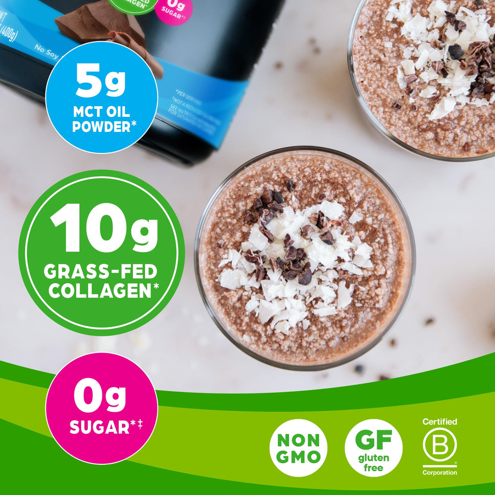 Orgain batido de chocolate preparado, aporte proteico y energía con MCT