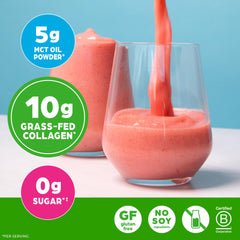 Orgain batido keto en vaso listo para beber energía rápida