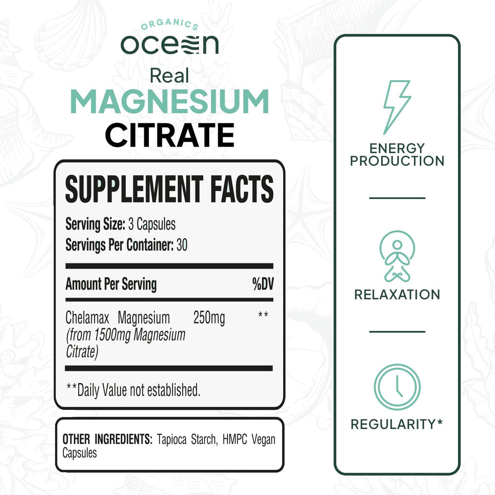 Organics Ocean cápsulas detalle en primer plano, alta absorción visual