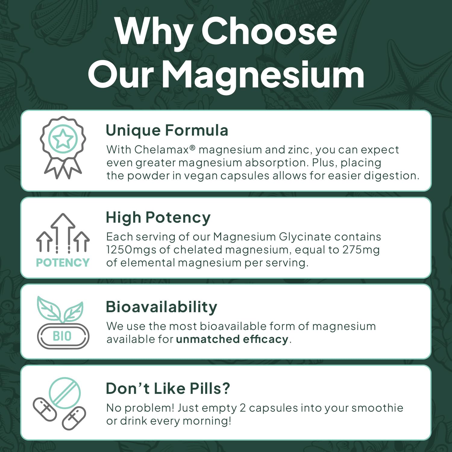 Muestra de origen marino usada por Organics Ocean destacando trazabilidad y pureza