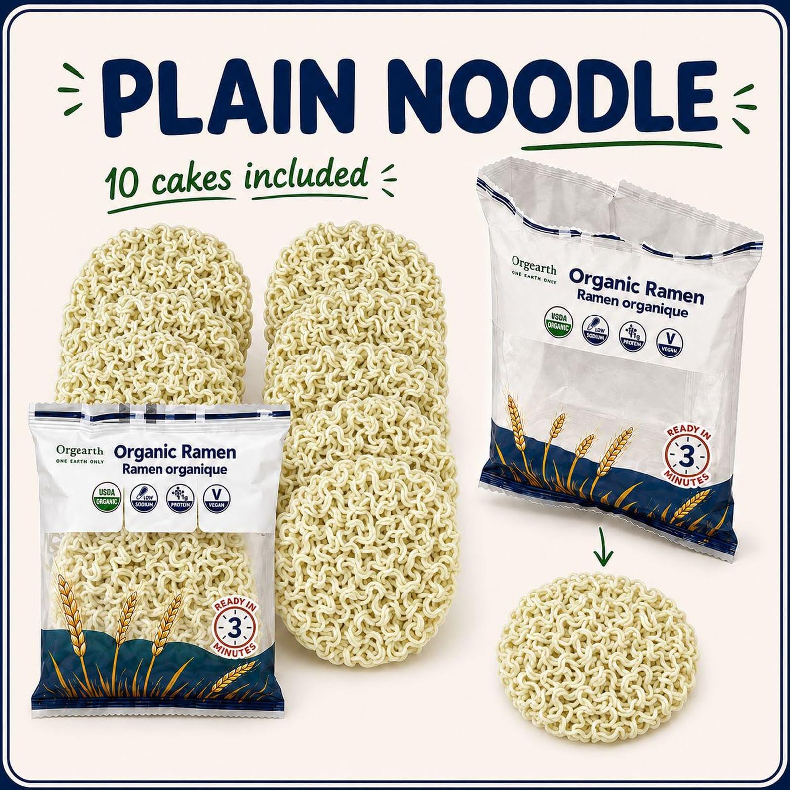 Orgearth fideos en cocina casera, inspiración para comidas rápidas