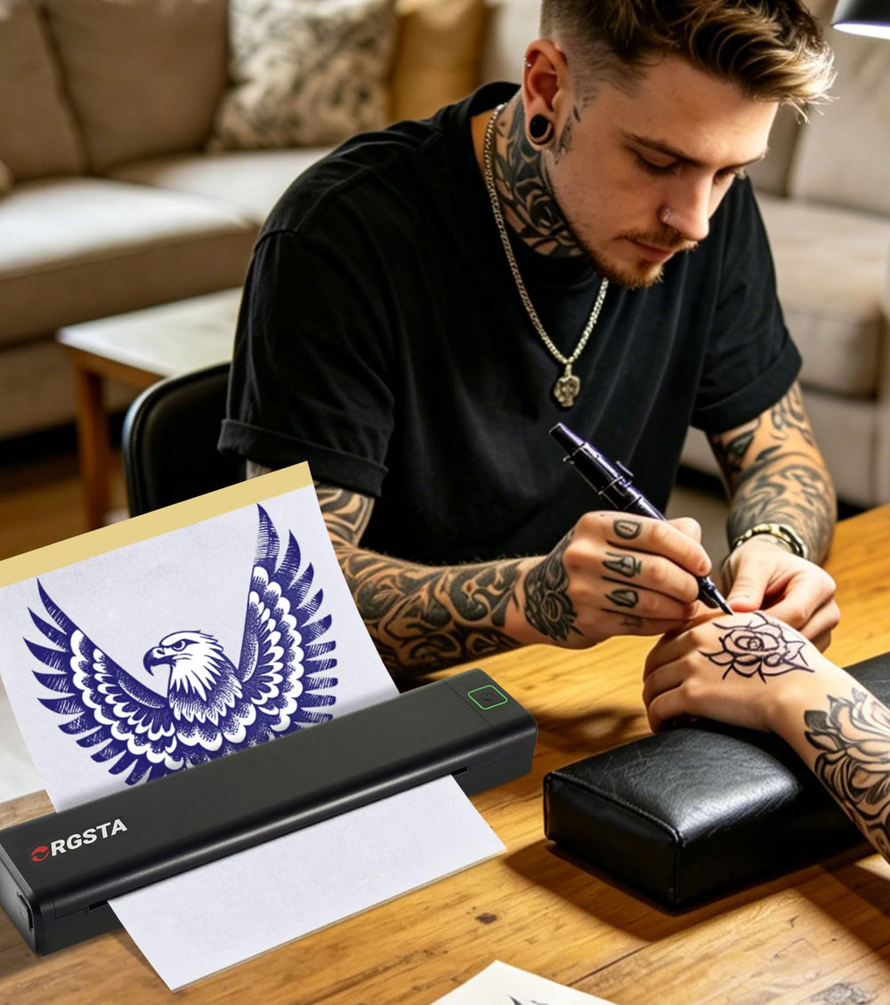 ORGSTA in tattoo studio environment showing professional workflow integration