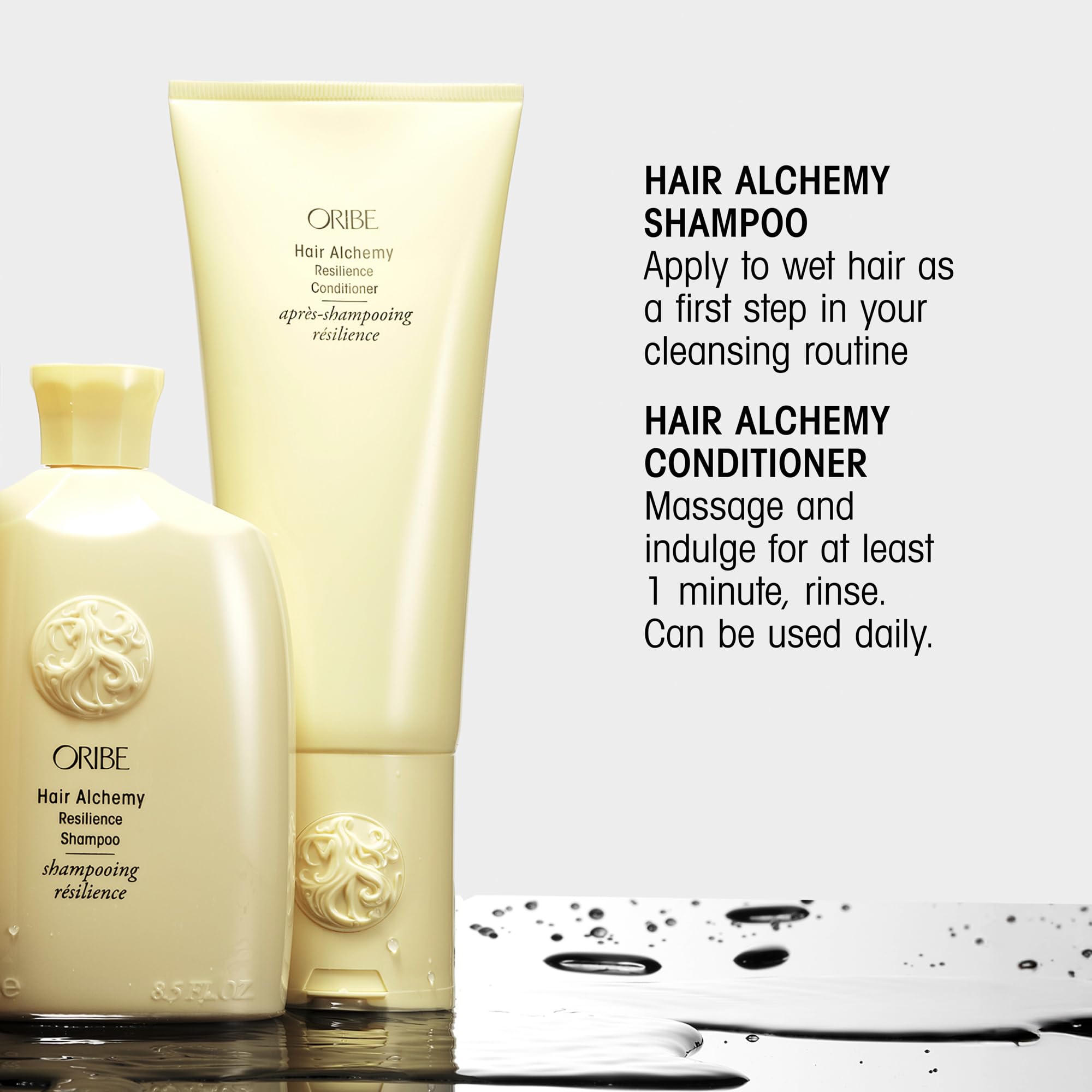 Oribe smooth hair after use showing reduced frizz and softer strands benefit