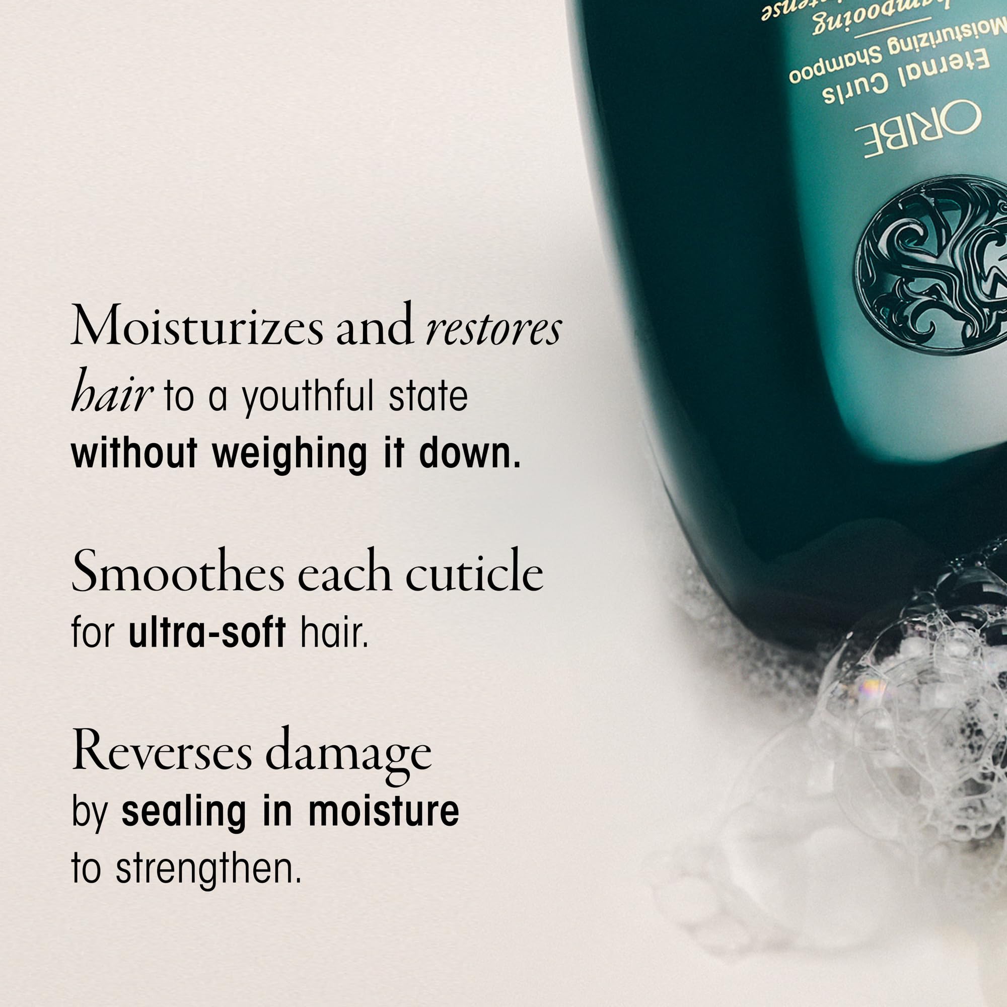 ORIBE back label with directions showing proper usage tips benefit