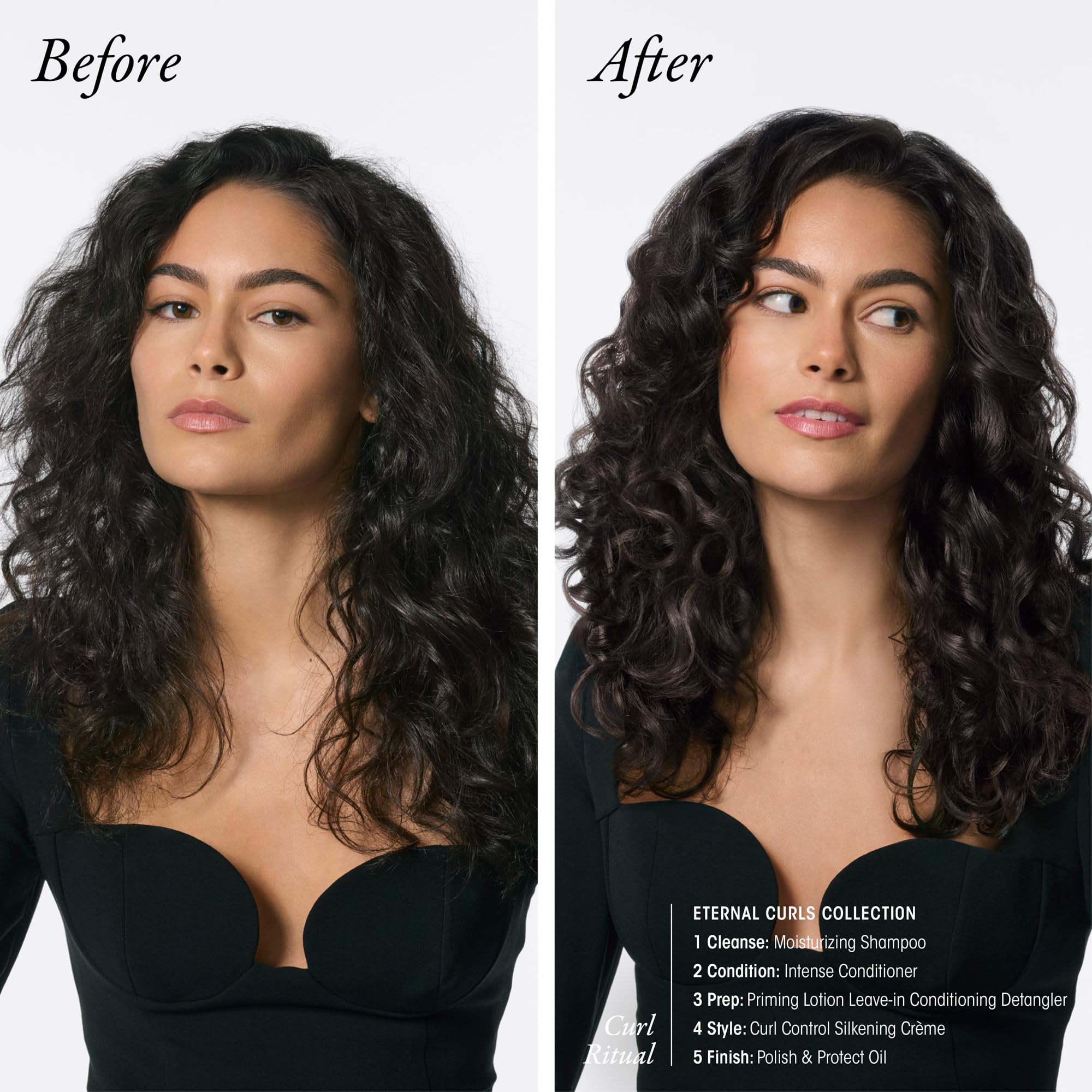 ORIBE ingredient label focused on moisturizing actives and benefits