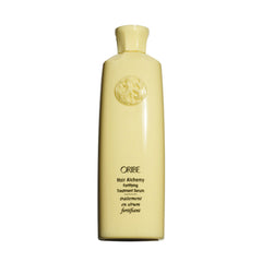Oribe Hair Alchemy front bottle showing elegant packaging and brand luxury