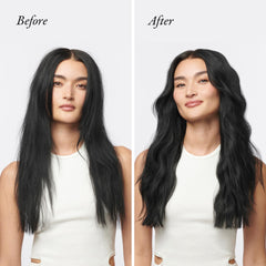 Oribe Hair Alchemy serum texture on fingertip showing lightweight hydration
